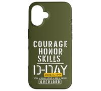 D-Day Overlord Normandy Landing 1944 Memoria per gli uomini Custodia per iPhone 16