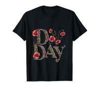D-day, Papaveri, Normandia, 6 giugno 2024, 1944 - 2024 Maglietta