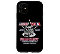 D-Day Star Flags Normandia Operazione Overlord Giugno 6, 1944 Custodia per iPhone 11