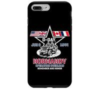 D-Day Star Flags Normandia Operazione Overlord Giugno 6, 1944 Custodia per iPhone 7 Plus/8 Plus