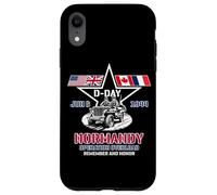 D-Day Star Flags Normandia Operazione Overlord Giugno 6, 1944 Custodia per iPhone XR
