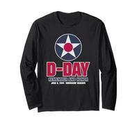 D-Day US Roundel Ricorda e onora le spiagge della Normandia Maglia a Manica