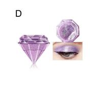 (D)Diamond Glitter Eyeshadow Makeup for Women Shimmer Sparkle Eyeshadow Waterproof