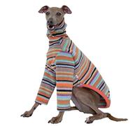 D DOGGY STAR Italian Greyhound Clothes Polar Fleece Sweater T Shirt Whippet per cani (M, arcobaleno polare)