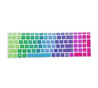 D DOLITY Copertura Proteggere Polvere Antigraffi per Tastiera Desktop Laptop - Rainbow, per HP 15-BF 14-BF 15ab