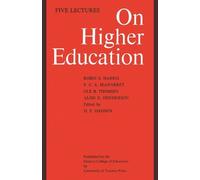 D.F. Dadson On Higher Education (Tascabile) Heritage