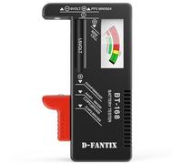D-FantiX Tester Batteria Universale, Batteria Volt Checker per AA AAA C D 9V 1.5V Button Cell Batteries (Modello: BT-168)