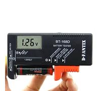 D-FantiX Tester Batterie, Tensione della batteria checker per batterie AA AAA C D 9V 1.5V Cella pulsante batterie (Modello: BT-168D)