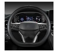 D Forma Di Copertura Del Volante Automobile Per Seat Per Ateca FR 2017-2020 Per Leon ST 2020 Per Arona FR 2017-2021 Per Ibiza FR Accessori Auto Coprivolante Auto Coprivolante Volante(BLACK)