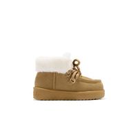 D.Franklin Stivali da Donna Esterni in Pelle con Fodera Interna in Pelliccia Nordic Mid Fur Marrone Chiaro - Stivali per Donna - Moda casuale - Taglia (37) - Modello nordic