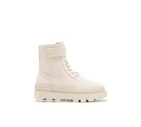 D.Franklin Stivali da Donna Taglio Medio All Track Strap Beige - Stivali per Donna - Moda casuale - Taglia (40) - Modello all track