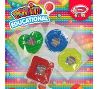 D-fun- Pop It Educational Assortimento D-Kidz, Multicolore, DIP76574