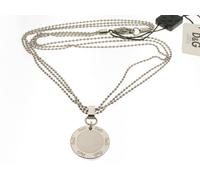 D&G collana Flutter acciaio con pendente tondo referenza DJ0675 new