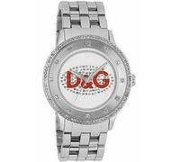 D&G Prime Time DW0144 con Logo Rosso Brillantini Orologio Donna