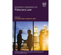 D. G. Smith Research Handbook on Fiduciary Law (Copertina rigida)