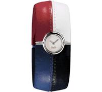 D&G WATCH ANTIBES SLV DIAL RED/WTE/BLUE/BLK BANGLE DW0436- Orologio da donna