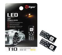 D-Gear 1189192 Lampadina T10 Canbus 2 LED, 12V, Arancio, 2 Pezzi