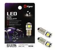 D-Gear 1189213 Lamp.Bax9S Canbus 12V SMD 5 LED, Bianco, 2 Pezzi