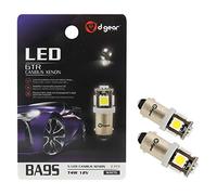 D-Gear 1189215 Lampadina Ba9S a LED, 5 SMD LED 12V, Bianco, 2 Pezzi