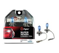 D-Gear 1193349 Lampadine Super H3 55W +50%, Azzurro, 2 Pezzi