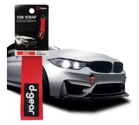 D-GEAR Gancio traino a nastro Rosso