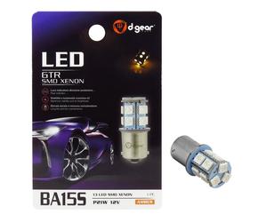 D-GEAR Lamp.BA15S SMD 13 LED 12V 1cont.aran 1pz