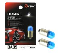 D-GEAR Lamp. BA9S filamento 12V4W bianco 2pz