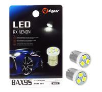 D-GEAR Lamp. BAX9S 3 LED 12V bianco 2pz