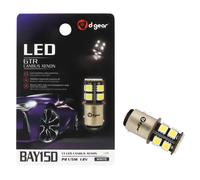 D-GEAR Lamp.BAY15D Canbus SMD 13 LED 12V bia 1p