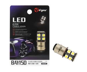 D-GEAR Lamp.BAY15D Canbus SMD 13 LED 12V bia 1p