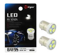 D-GEAR Lamp. BAY9S 3LED 12V bianco 2pz