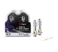 D-GEAR Lamp. H3 Cree FogLight 12V 6500K Bia 2pz