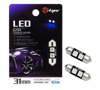 D-GEAR Lamp.siluro 10x31mm Canbus 12V blu 2pz