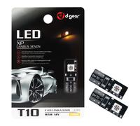D-GEAR Lamp.T10 Canbus 2 LED 12V arancio 2pz