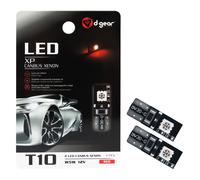 D-GEAR Lamp.T10 Canbus 2 LED 12V rosso 2pz