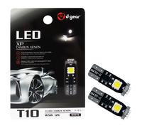 D-GEAR Lamp.T10 Canbus 3 LED 12V bianco 2pz