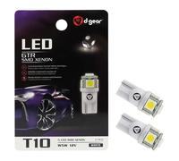 D-GEAR Lamp.T10 SMD 5 LED 12V Bianco 2pz