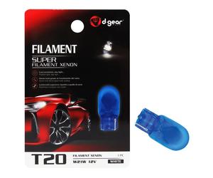 D-GEAR Lamp.T20 12v 21w bianco 2co 1pz(ECE R37)