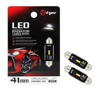 D-GEAR Lampadina a siluro a LED Siluro SV41 LED Radiator Canbus Xenon 12V 2 Pezzi
