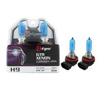 D-GEAR Lampadine H9 65W 4600°K Bianco omologate E13 - ECE R37 Tecnologia Xenon Starlights