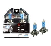 D-GEAR Lampadine XP H7 55W +100% Azzurro 2pz