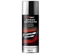 D-GEAR Vernice Spray Cromo 400ml | Effetto Specchio Semi-lucido | Resistente Esterni/Interni | Per Metallo e Plastiche ABS