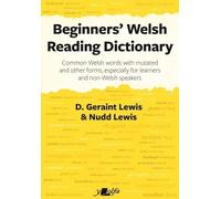 D. Geraint Lewis Beginners' Welsh Reading Dictionary (Tascabile)