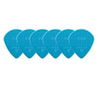 D-Grip Plettro - Janicek Nylonpicks - Jazz A-piccola forma - 1,00 mm Azzurro - confezione da 6 - con superficie strutturata antiscivolo - prodotto nella Repubblica Ceca