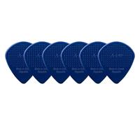 D-Grip Plettro - Janicek Nylonpicks - Jazz A-piccola forma - 1,40 mm Blu Scuro - confezione da 6 - con superficie strutturata antiscivolo - prodotto nella Repubblica Ceca