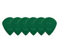 D-Grip Plettro - Janicek Nylonpicks - Jazz C-grande forma - 1,18 mm Verde Scuro - confezione da 6 - con superficie strutturata antiscivolo - prodotto nella Repubblica Ceca