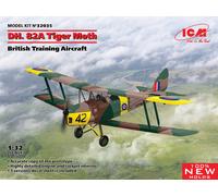 D.H. 82A Tiger Moth, British Training Aircraft (100% New Molds) 1:32 ICM