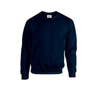 D&H Clothing Uk, tissu de haute qualité, uni, lavory, décontracté, rond, pour le sport et le tempo libre, en velours, couleur : bleu marine