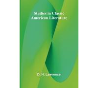 D H Lawrence Studies in Classic American Literature (Tascabile)