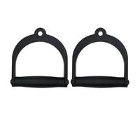 D Handle Cable Attachment - Fitness Pulley Grip Set, Durable Workout Cable Handle Pair, Strength Machine Attachment Back Training Arm Exercise Bicep Curl Tricep Workout Tool | Gym Athletes